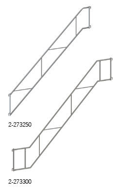 Stair guardrail